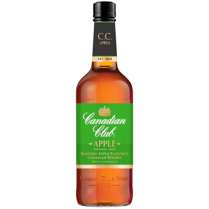 Buy Canadian Club Apple 750mL blended apple flavored Canadian whisky bottle