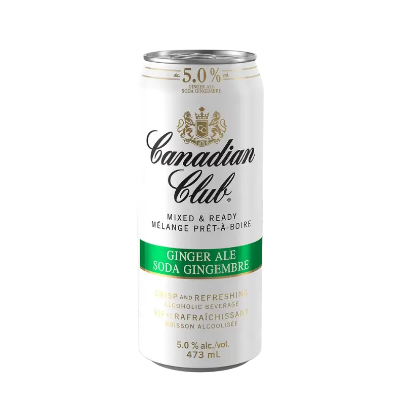 Canadian Club Amp Ginger 473Ml Bottle Image