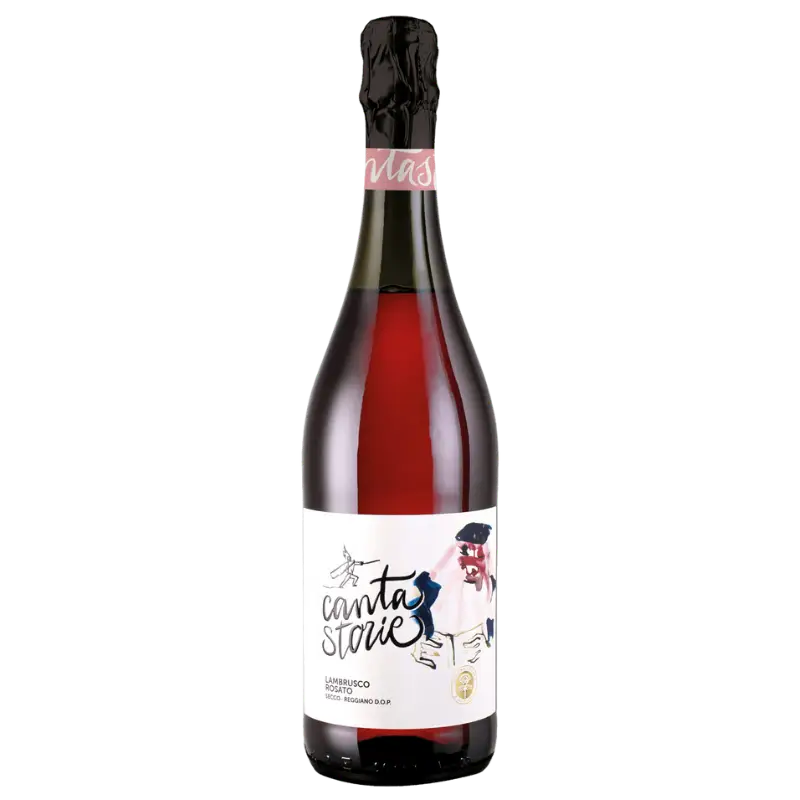 Buy Cantastorie Rosato Secco Reggiano DOP 750mL Italian sparkling rosé wine