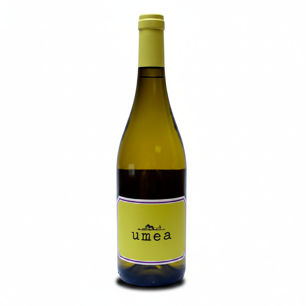 Caudalia Umea Grenache Blanc wine bottle, 750mL, with a sleek label and elegant glass bottle on a neutral background.