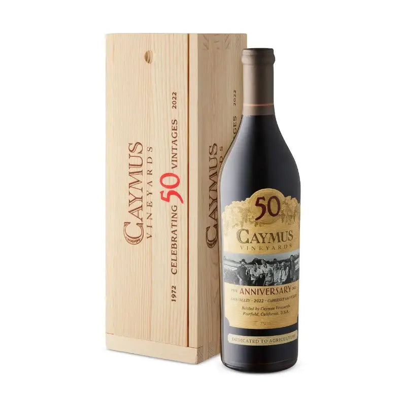 Caymus Napa Cabernet Sauvignon 50Th Anniversary With Gift Box 750Ml Bottle Image