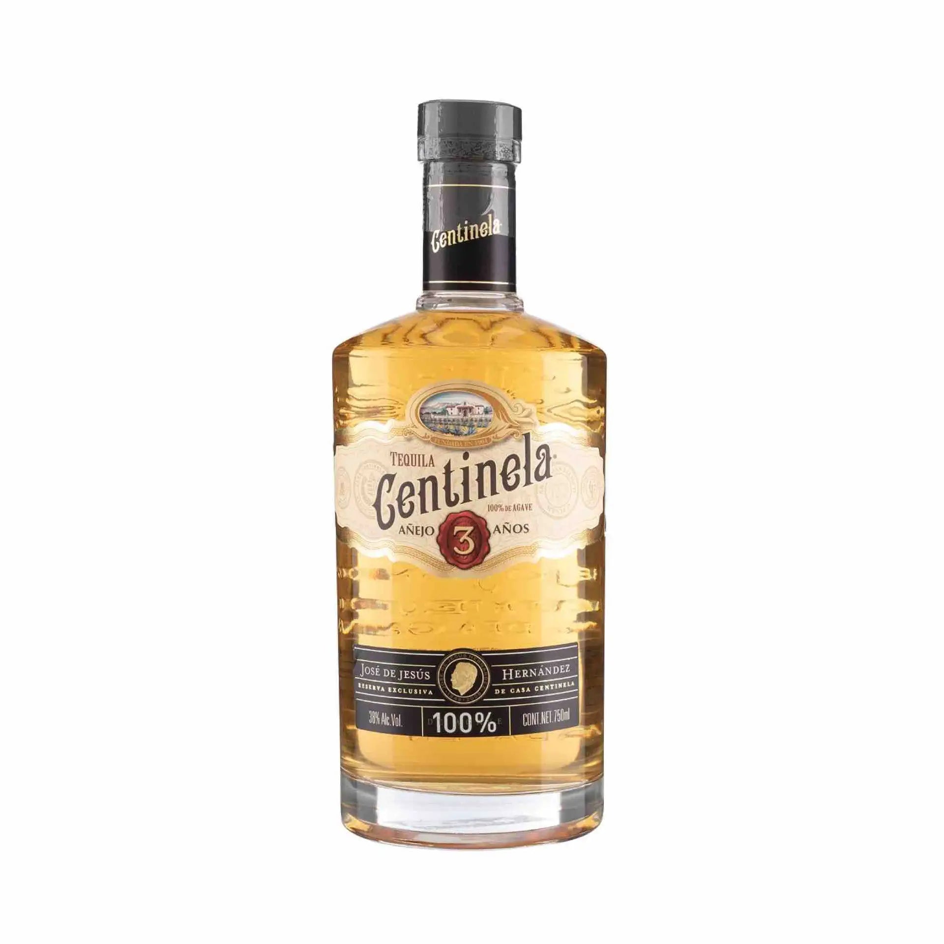 Buy Centinela Añejo Tres Años 750mL tequila, premium aged agave spirit bottle