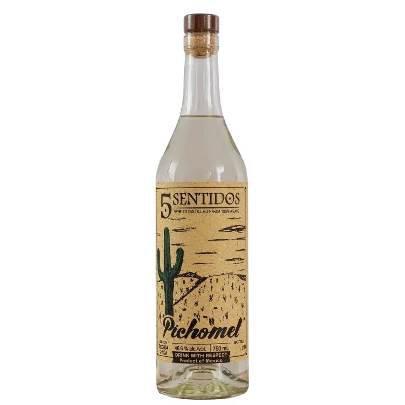 Buy Cinco Sentidos Pichomel 750mL, premium Mexican agave spirit bottle