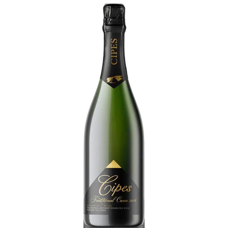 Buy Cipes Traditional Cuvee sparkling wine, 750mL green bottle with black label