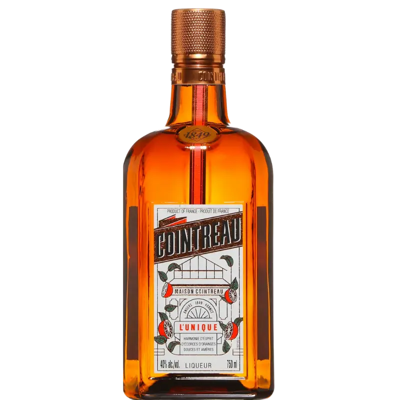 Buy Cointreau liqueur 750mL, premium orange spirit in amber glass bottle