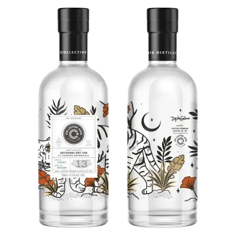 Collective Arts Artisanal Dry Gin 750Ml Bottle Image