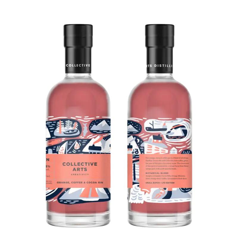 Collective Arts Orange Coffee Cocoa Gin 750Ml Bottle Image