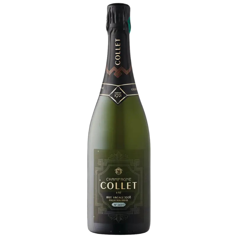 Buy Collet Champagne Brut 750mL, elegant green bottle with black and gold label