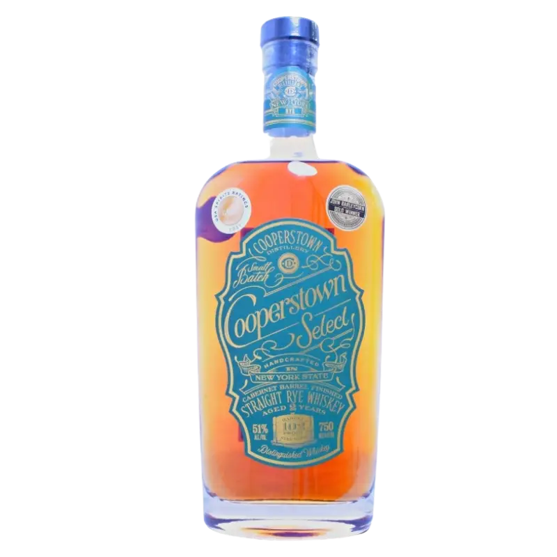 Cooperstown Select Straight Rye Whiskey 750Ml Bottle Image