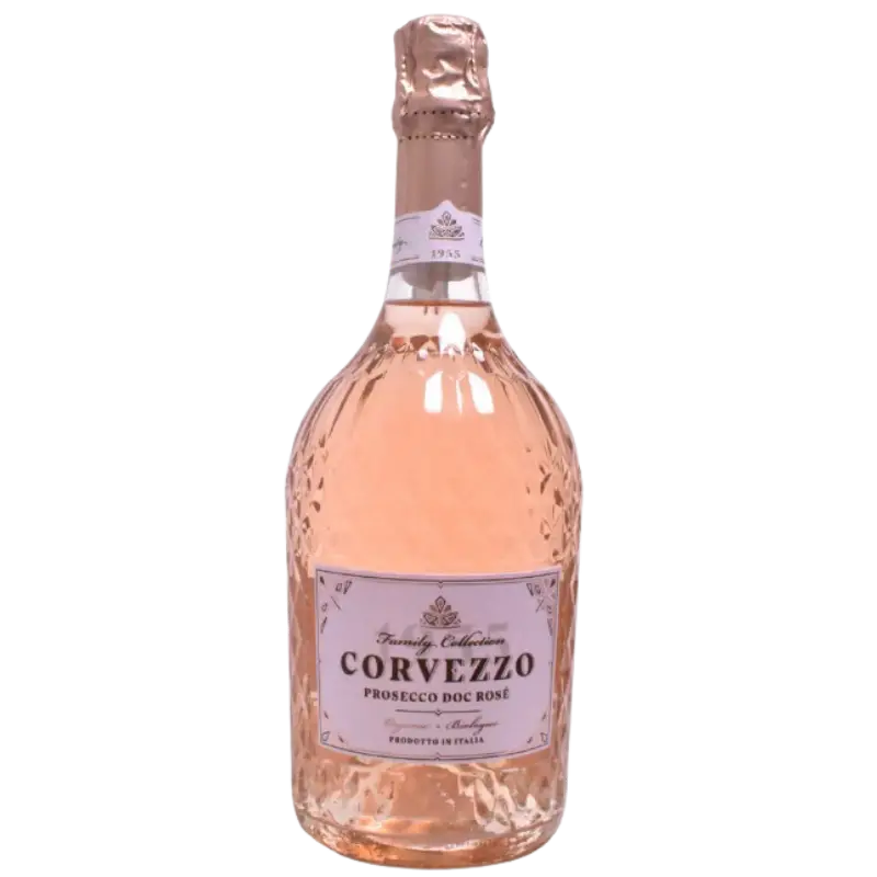 Buy Corvezzo Pink Organic 1955 Prosecco 750mL, sparkling rosé wine in elegant bottle