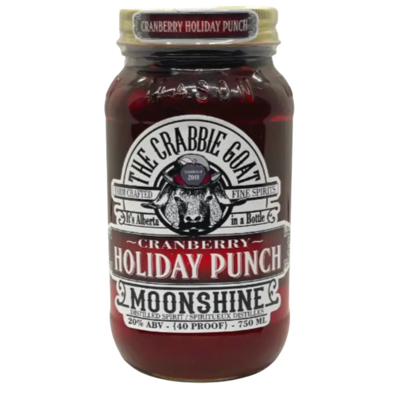 Crabbie Goat Cranberry Holiday Punch Moonshine 750Ml Bottle Image