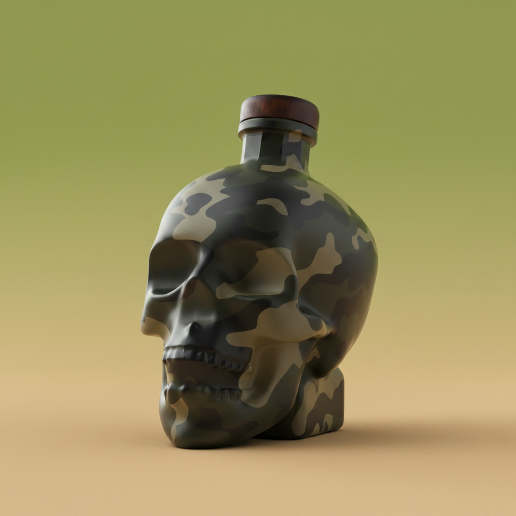 Crystal Head Vodka Camo Limited Edition 750mL