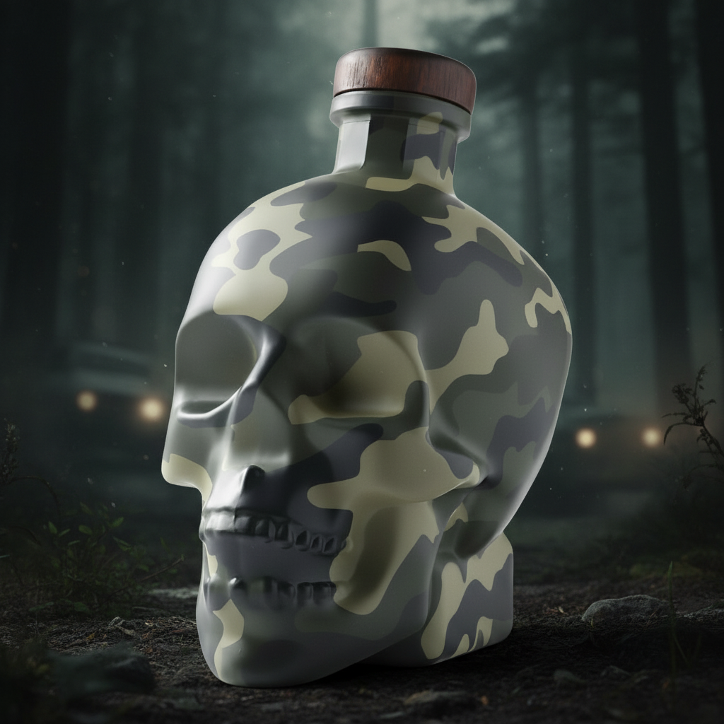 Crystal Head Vodka Camo Limited Edition 750mL
