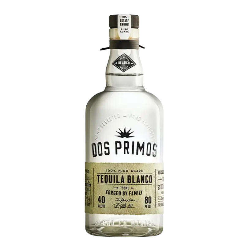 Dos Primos Tequila Blanco 750Ml Bottle Image