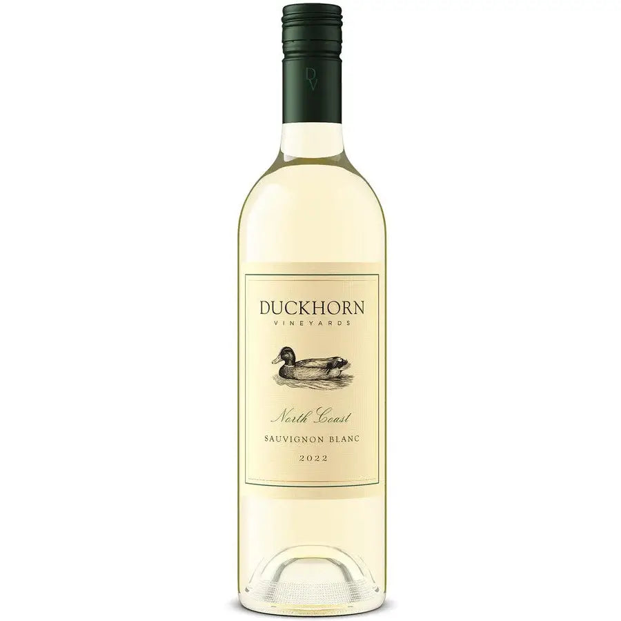 Buy Duckhorn Sauvignon Blanc 2022 white wine, North Coast, in a clear bottle.