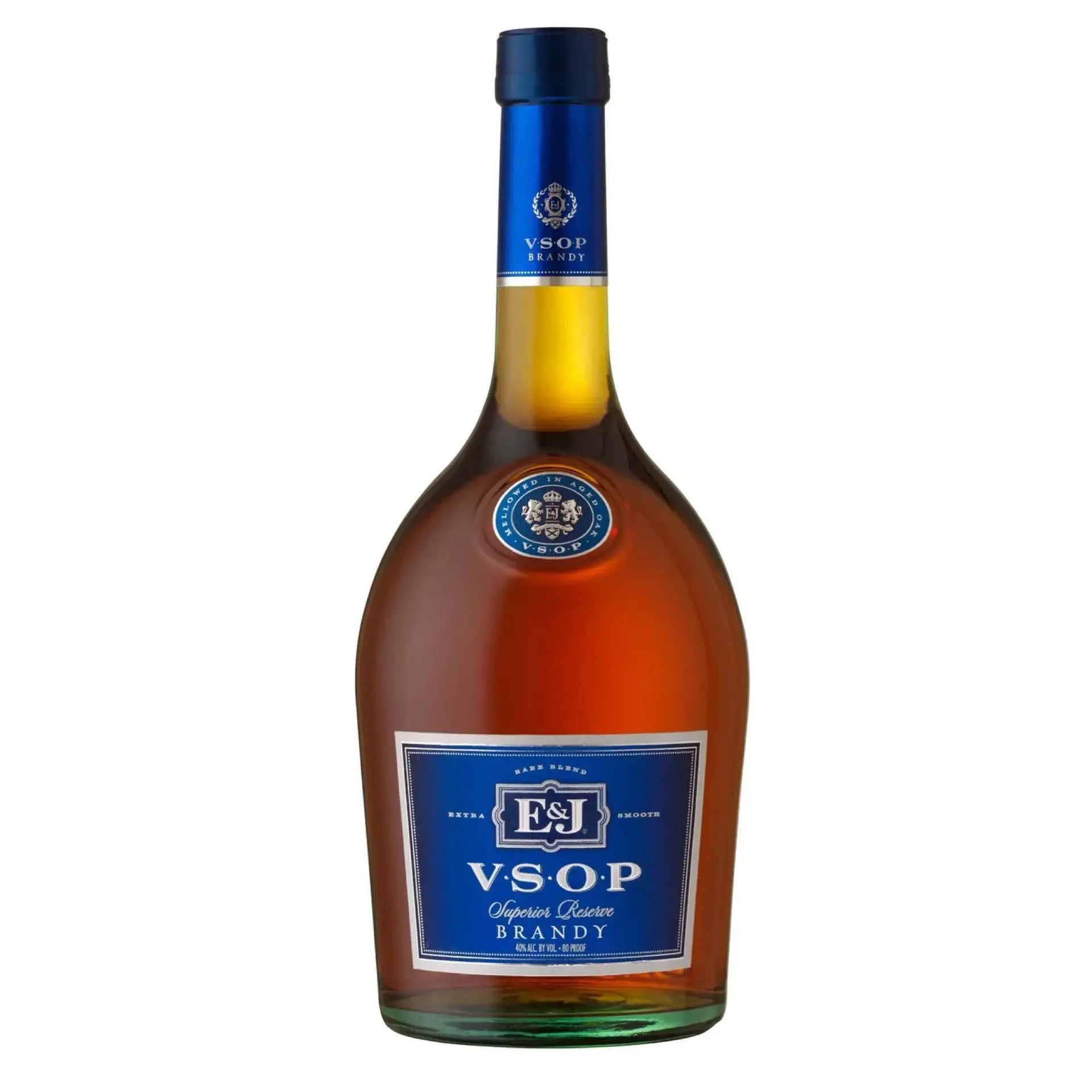 Buy E&J VSOP Superior Reserve Brandy, classic blue label bottle, premium liquor