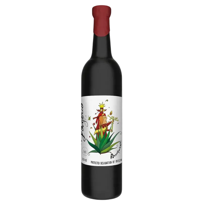 Buy El Jolgorio Arruqueño 750mL, agave spirit bottle with colorful label art