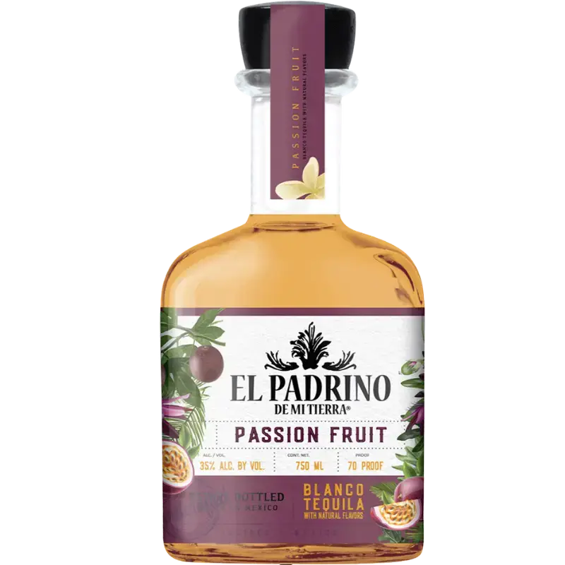 El Padrino Passion Fruit Tequila 750Ml Bottle Image