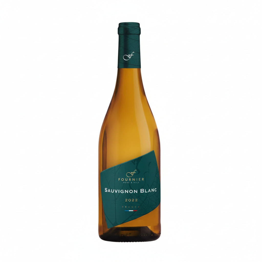 Fournier De Fournier Sauvignon Blanc wine bottle with label visible, showcasing a crisp white wine from the Fournier brand.