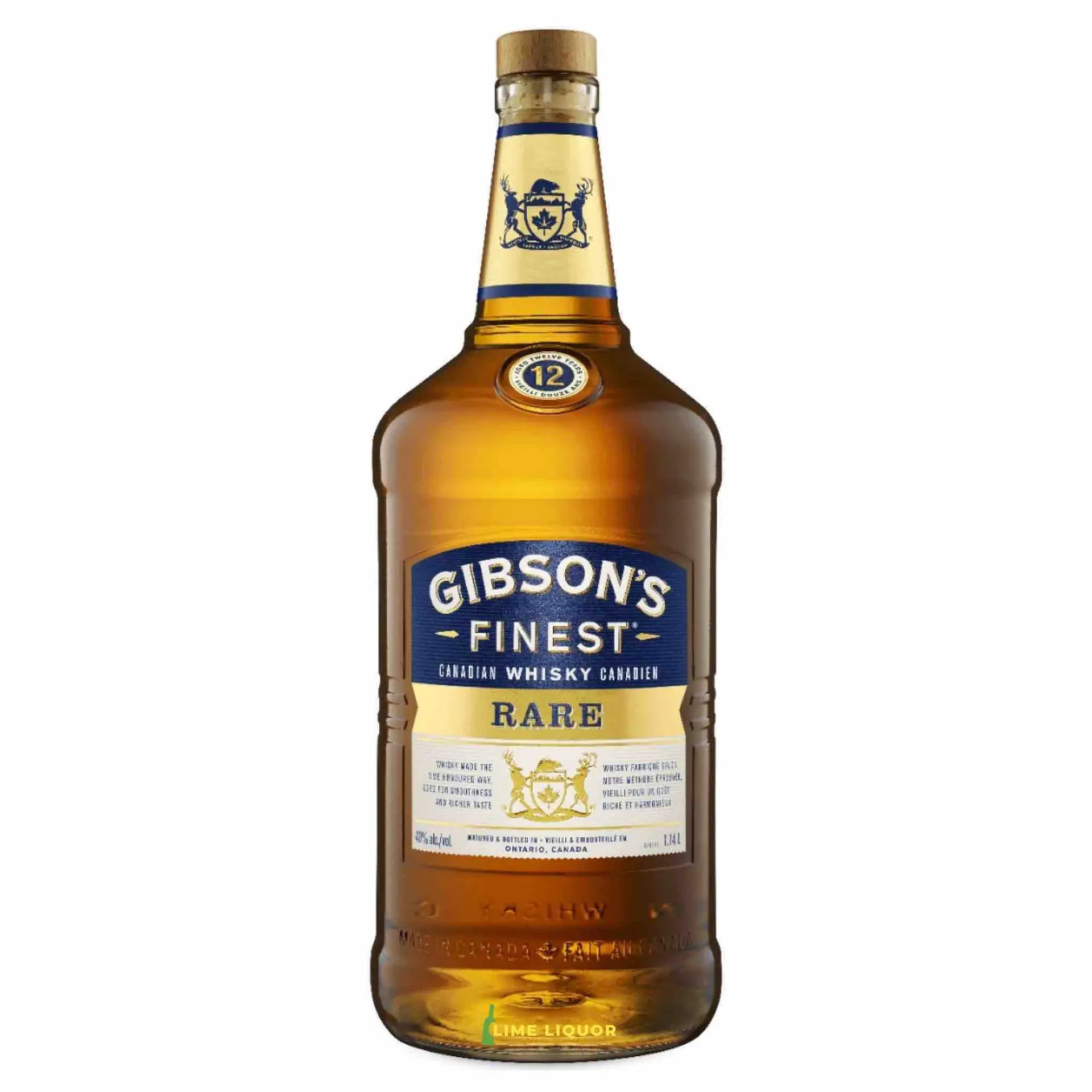 buy Gibsons Finest Rare 12 Year Old Canadian Whisky 1.14L