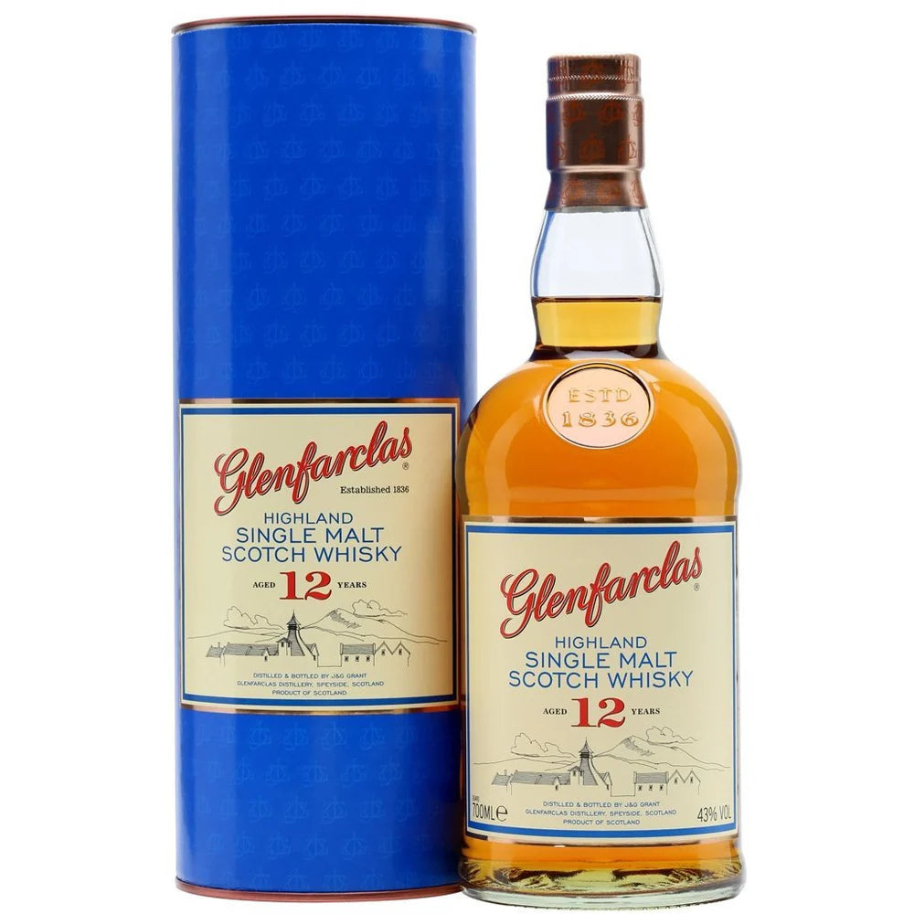 Glenfarclas Single Malt Scotch Whisky Aged 12 Years 700Ml Bottle Image