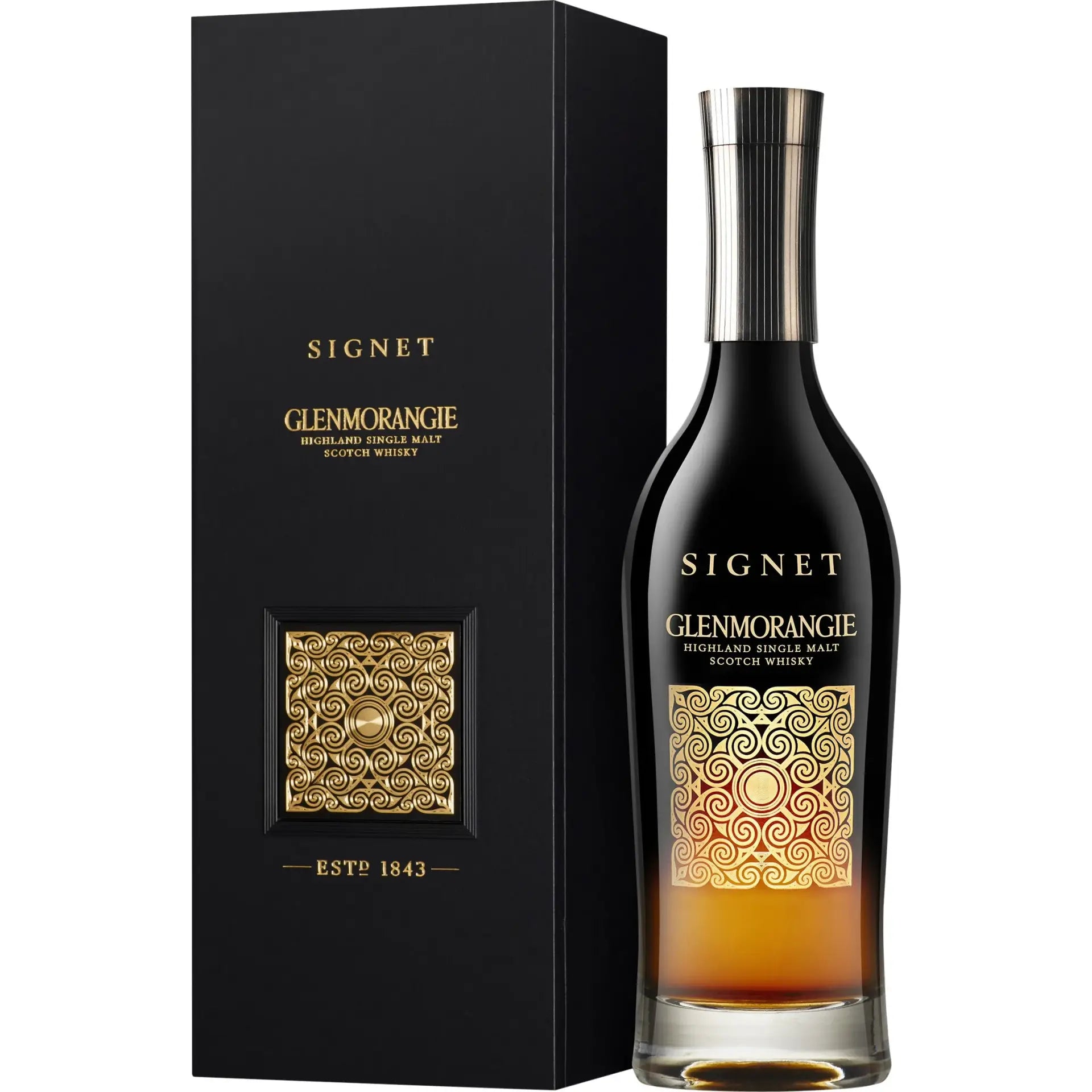 Buy Glenmorangie Signet Highland single malt Scotch whisky with elegant box packaging