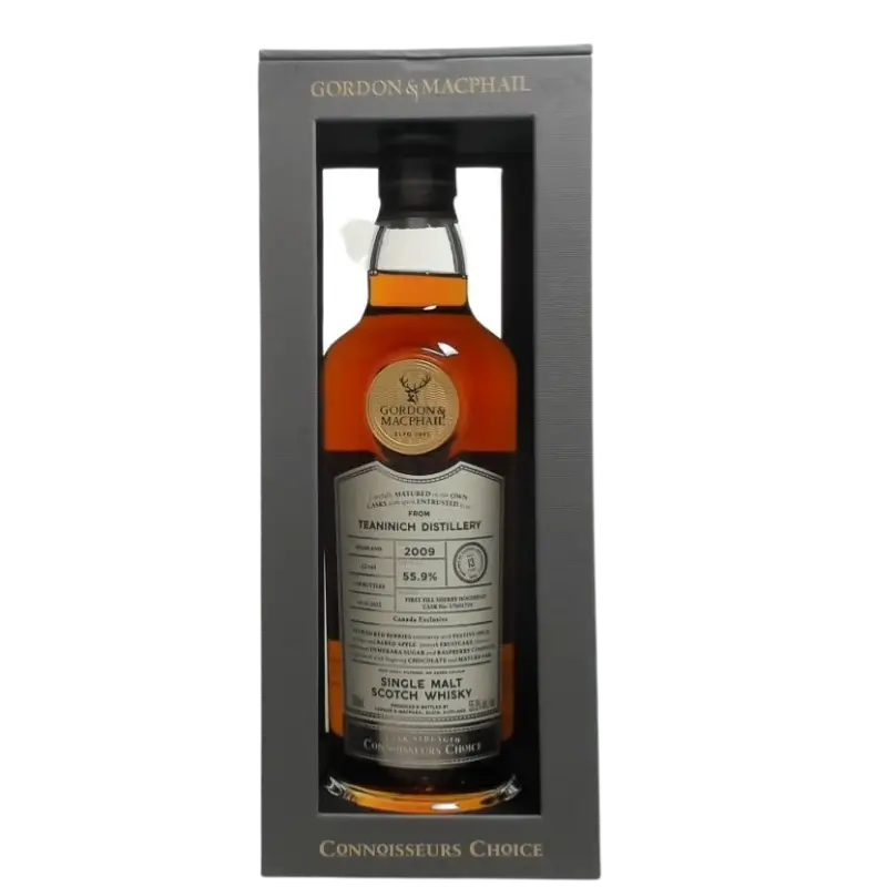 Gordon Amp Macphail Connoisseurs Choice Teaninich Single Malt Scotch Whisky Vintage 2009 700Ml Bottle Image