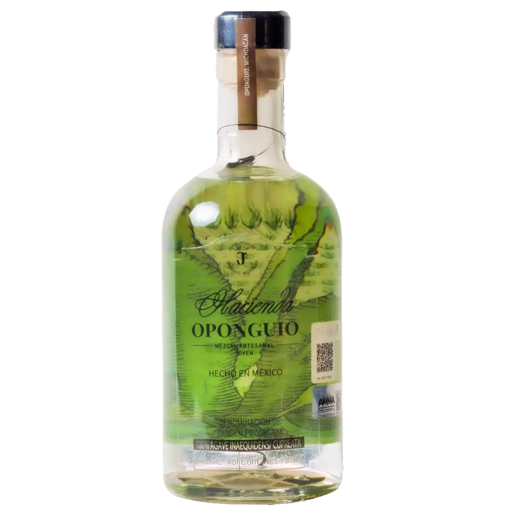 Buy Hacienda Oponguio Cupreata 750mL mezcal bottle, artisanal Mexican agave spirit