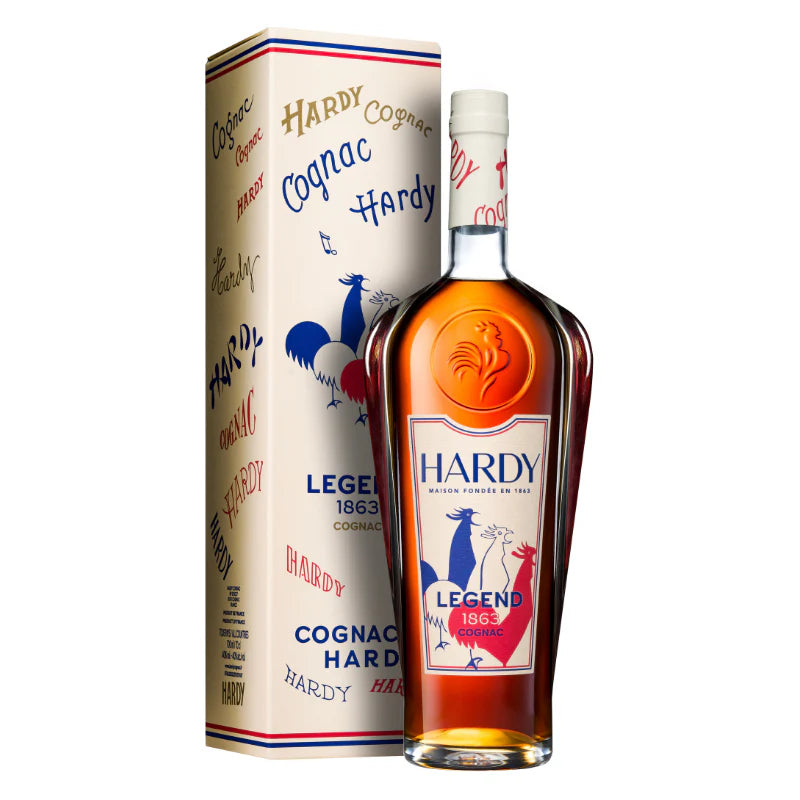 Buy Hardy Legend 1863 Cognac, premium French cognac bottle with gift box