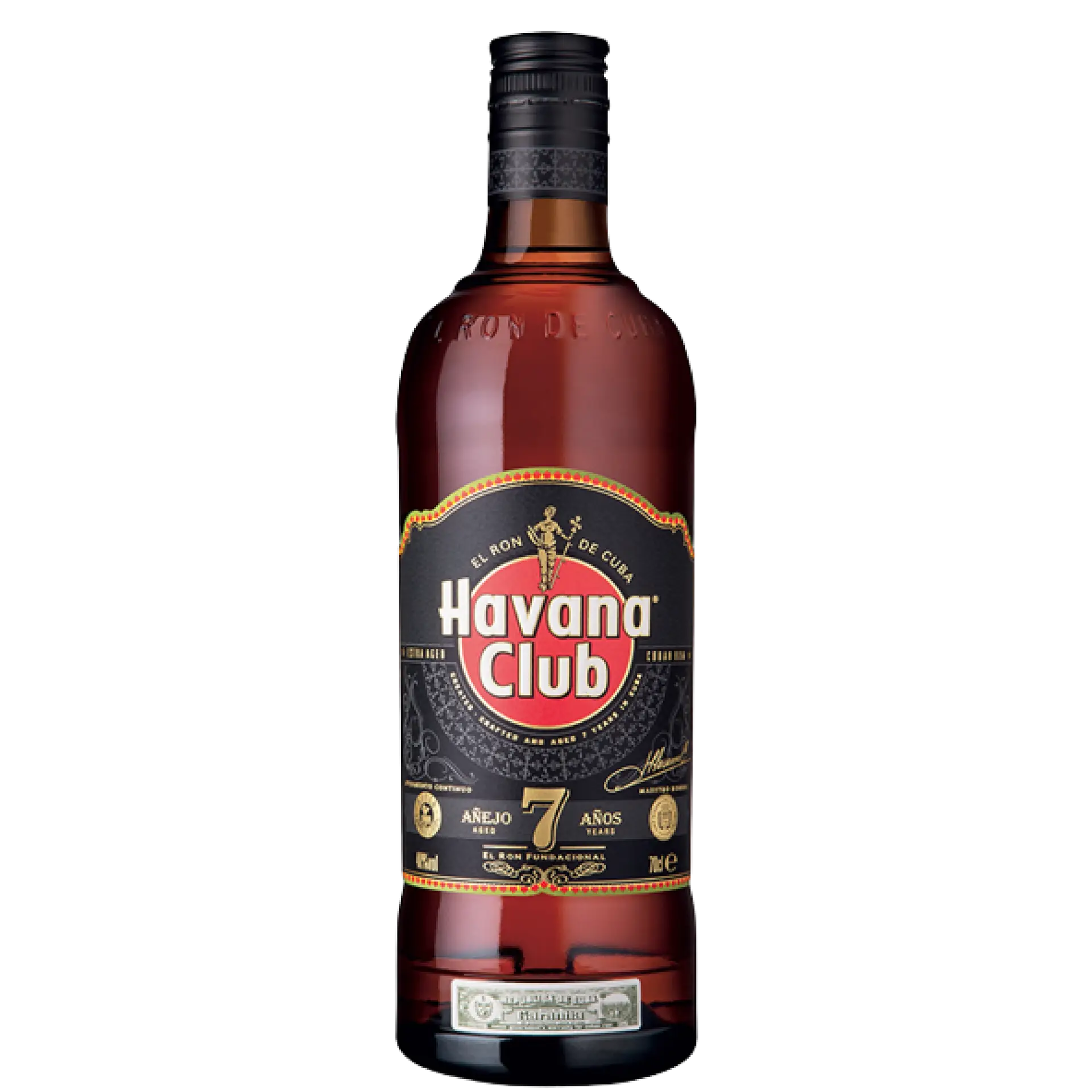 Buy Havana Club 7 Year Old 750mL dark rum bottle, premium Cuban spirits online