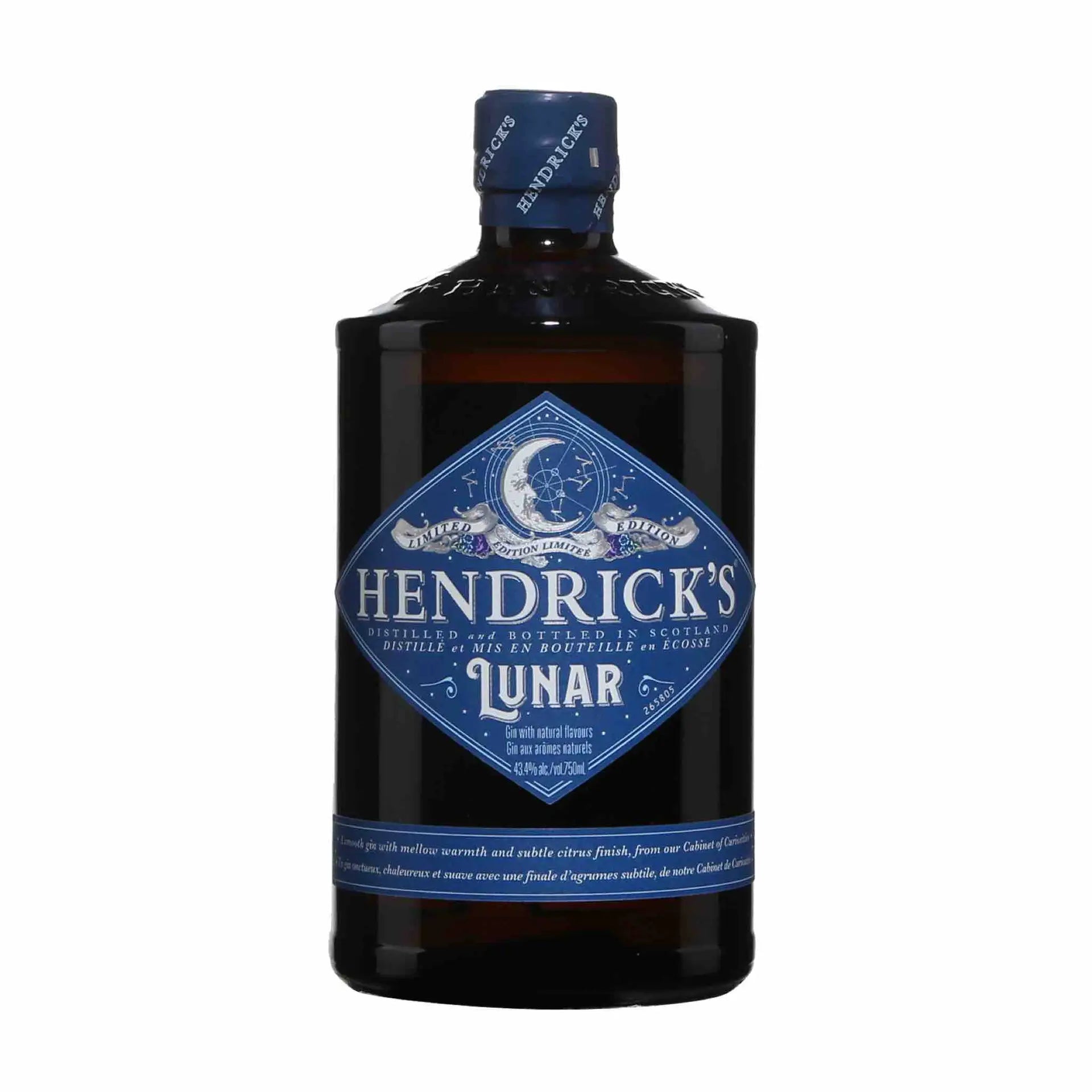 Buy Hendrick's Gin Lunar 750mL bottle, limited edition gin with celestial-themed label.
