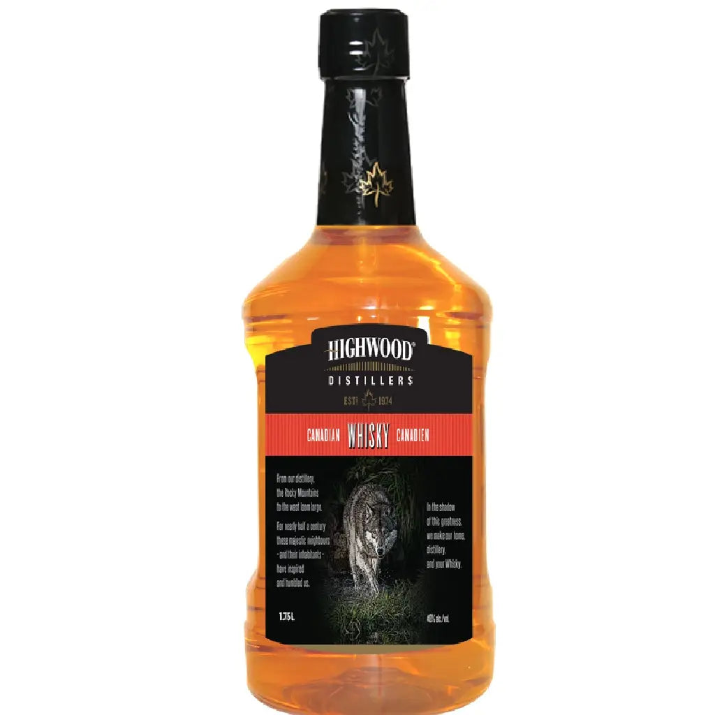 Highwood Pure Canadian Rye Whisky 1 75L Bottle Image