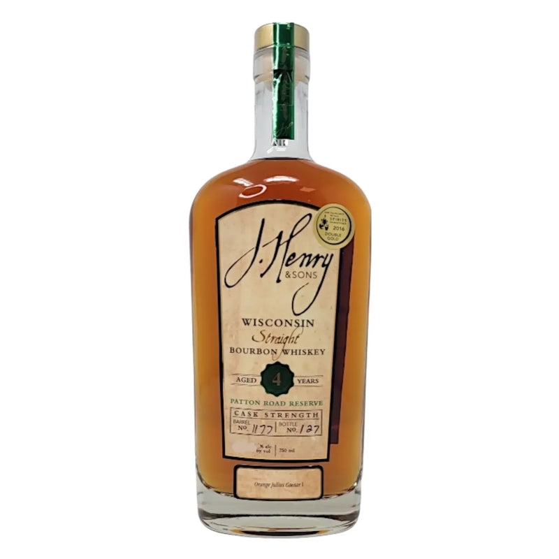 J. Henry Straight Bourbon Whiskey Patton Road Reserve 750mL