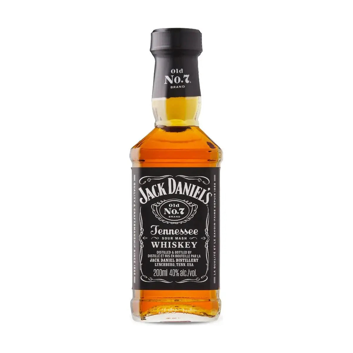 Jack Daniels Old No 7 Tennessee Whisky 200Ml Bottle Image