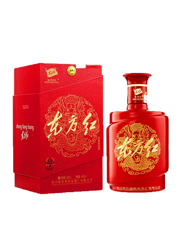 Buy Jian Nan Chun Dong Fang Hong Chinese liquor in red dragon bottle and gift box