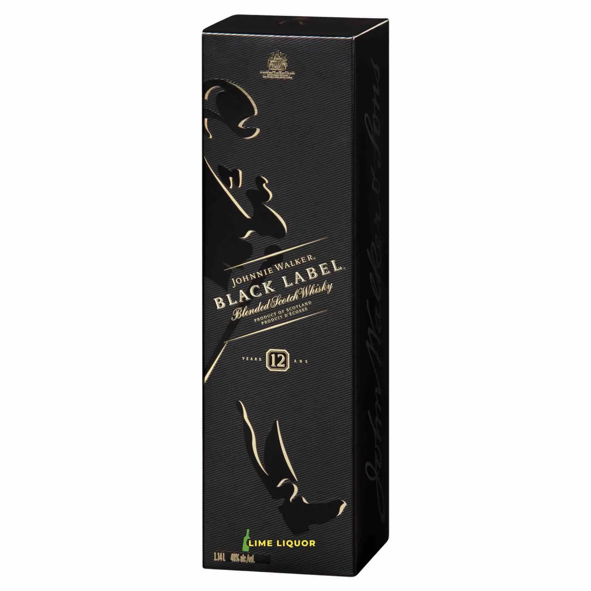 Buy Johnnie Walker Black Label 12 Year 1.14L blended Scotch whisky box