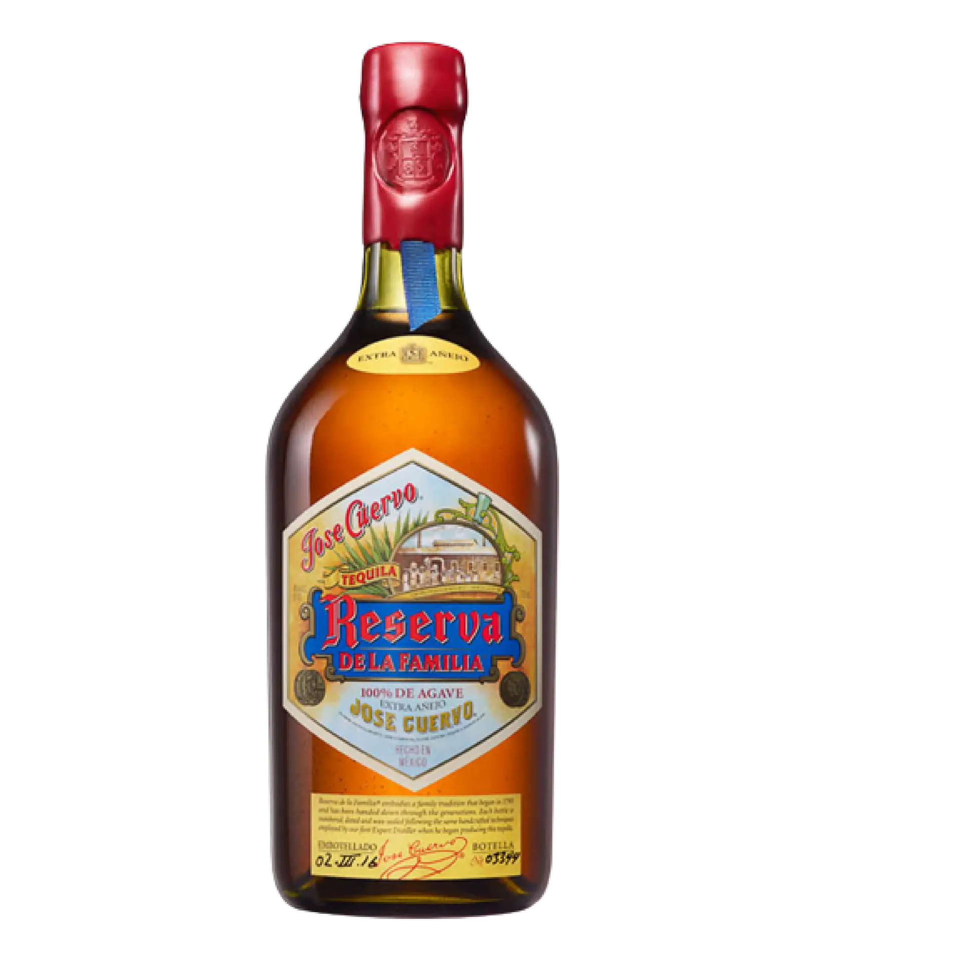 Buy Jose Cuervo Reserva de la Familia 750mL tequila bottle with red wax seal