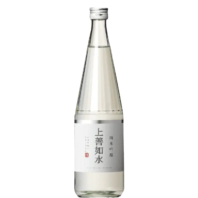 Jozen Mizuno Gotoshi White Junmai Ginjo 1 8L Bottle Image
