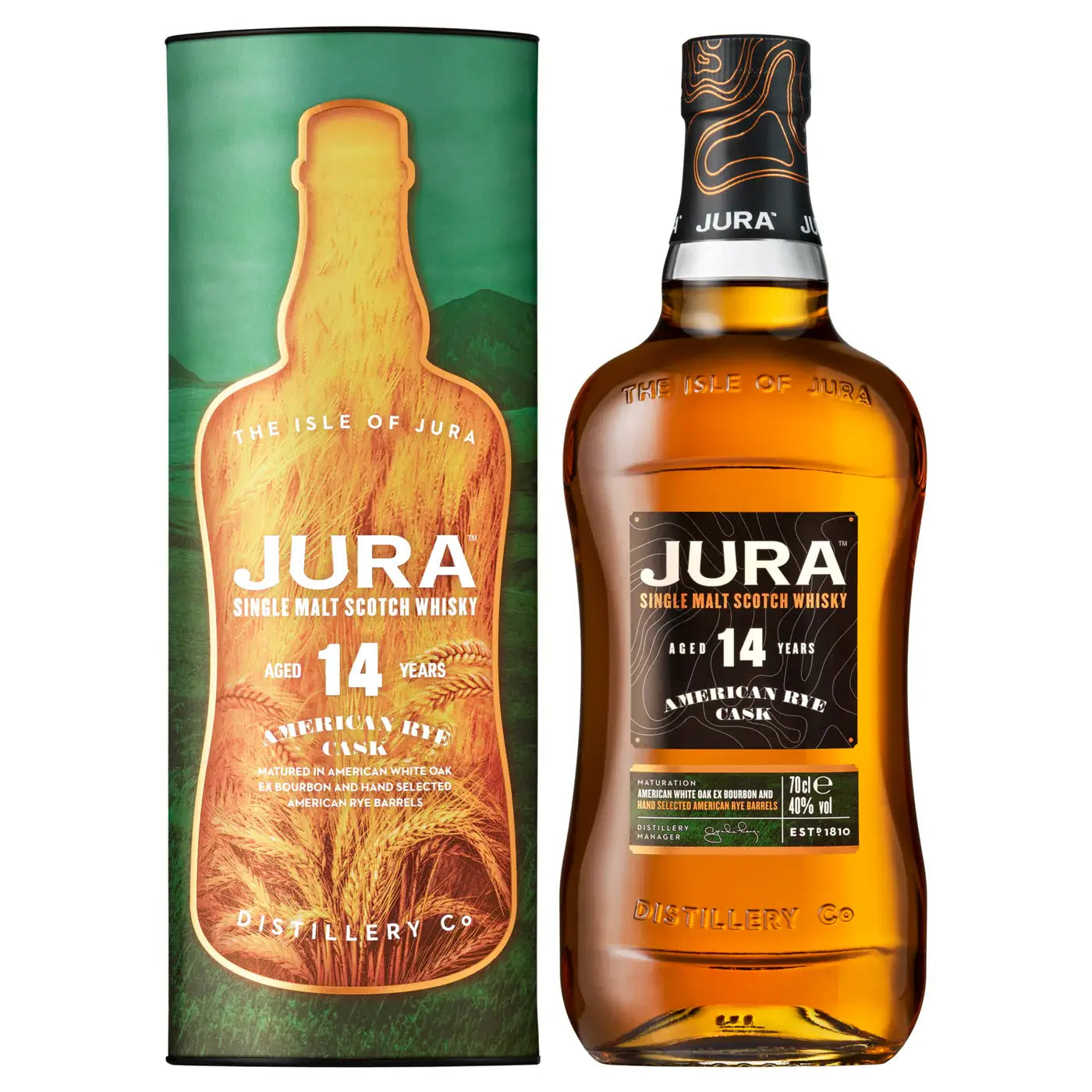 Jura Single Malt Scotch Whisky Aged 14 Years 700Ml Bottle Image