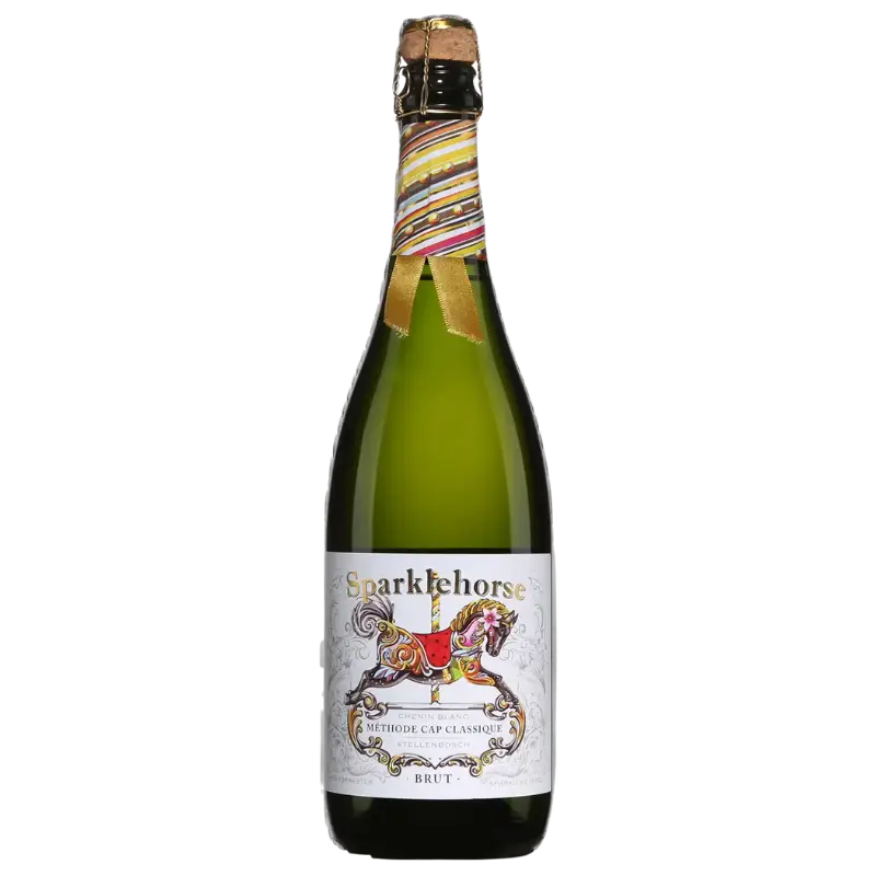 Buy Sparklehorse Méthode Cap Classique Brut 750mL, sparkling wine bottle with ornate label