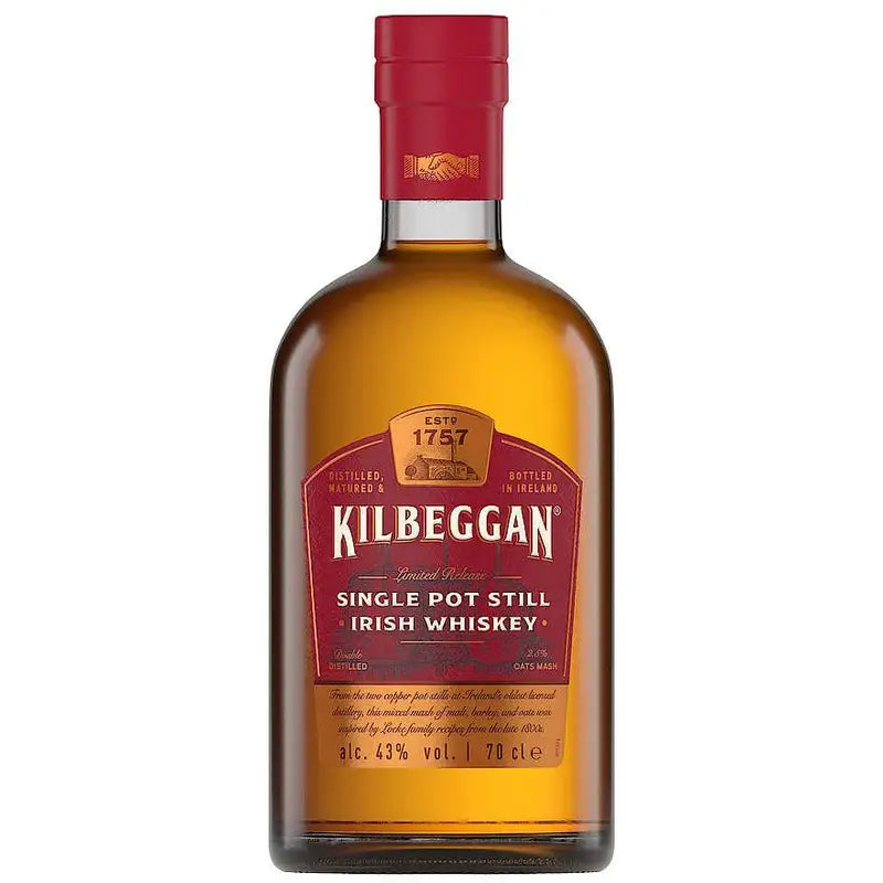 Kilbeggan Single Pot Still Irish Whisky 750Ml Bottle Image