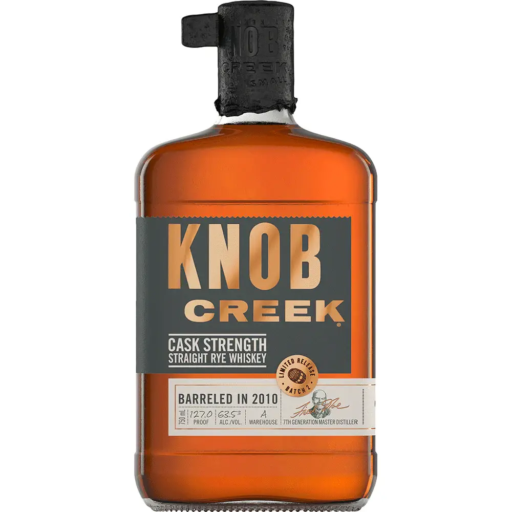 Knob Creek Cask Strength Straight Rye Whisky 750Ml Bottle Image