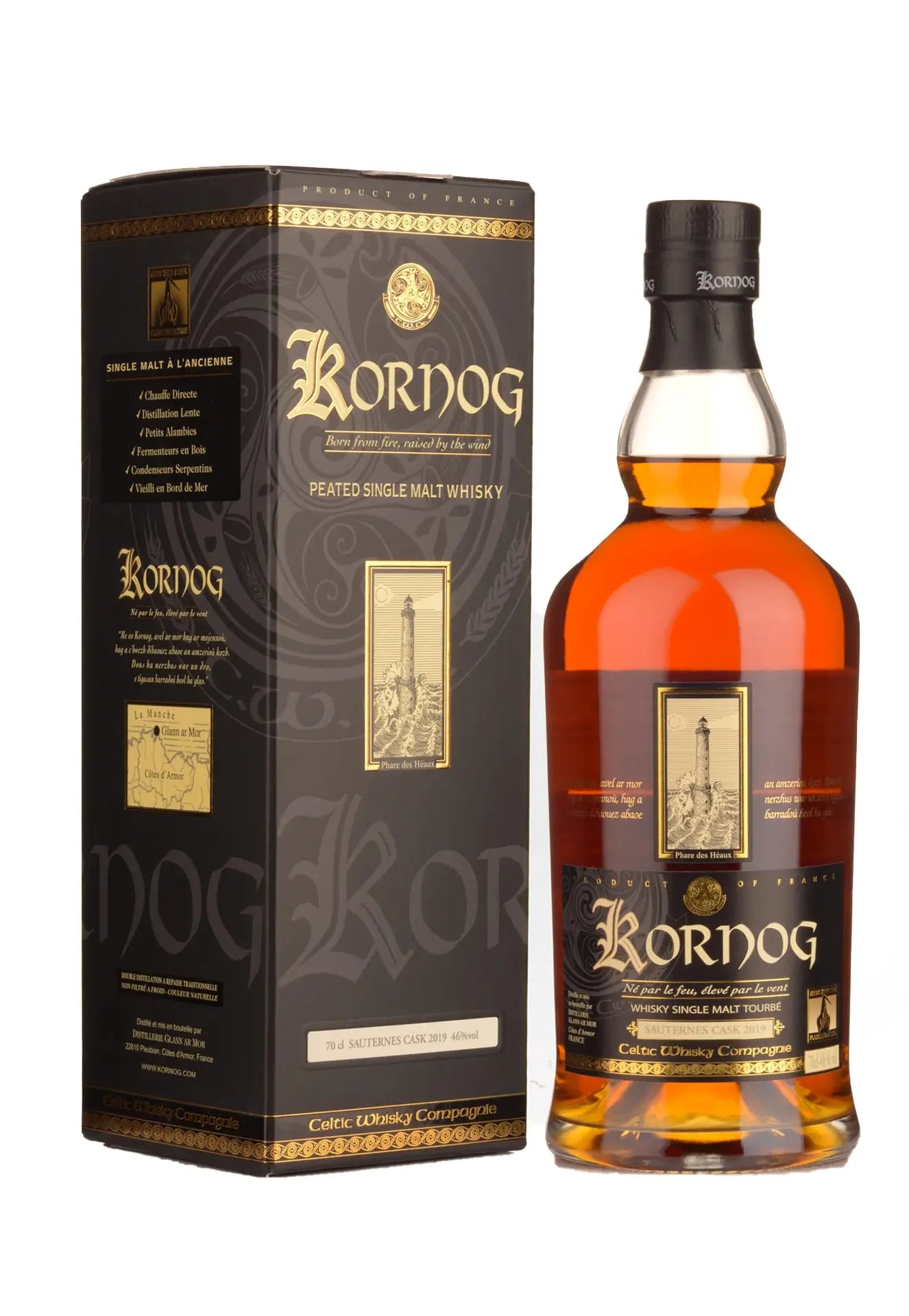 Kornog Sauternes Single Malt Whisky Vintage 2019 700Ml Bottle Image