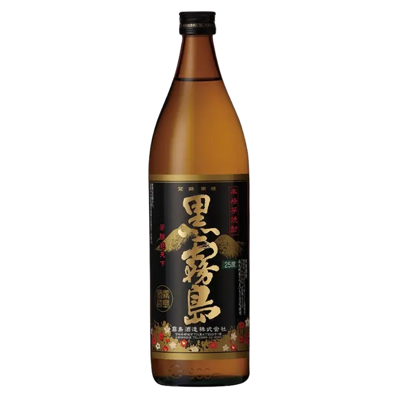 Buy Kuro Kirishima 900mL, Japanese shochu in brown bottle with gold and black label