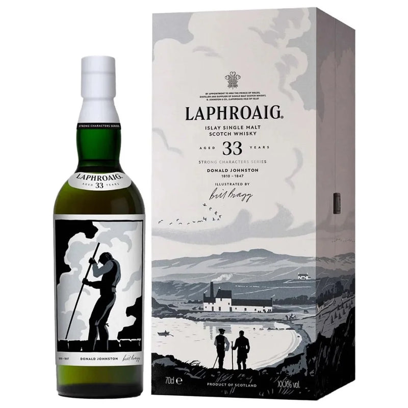 Laphroaig 33 Year Old Single Malt Scotch Whisky Strong Characters Series Vol 1 43.8% ABV