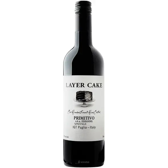 Layer Cake Primitivo Red 750Ml Bottle Image