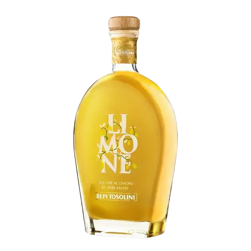 buy Limone Amaro Tosolini 700mL lemon liqueur in elegant glass bottle