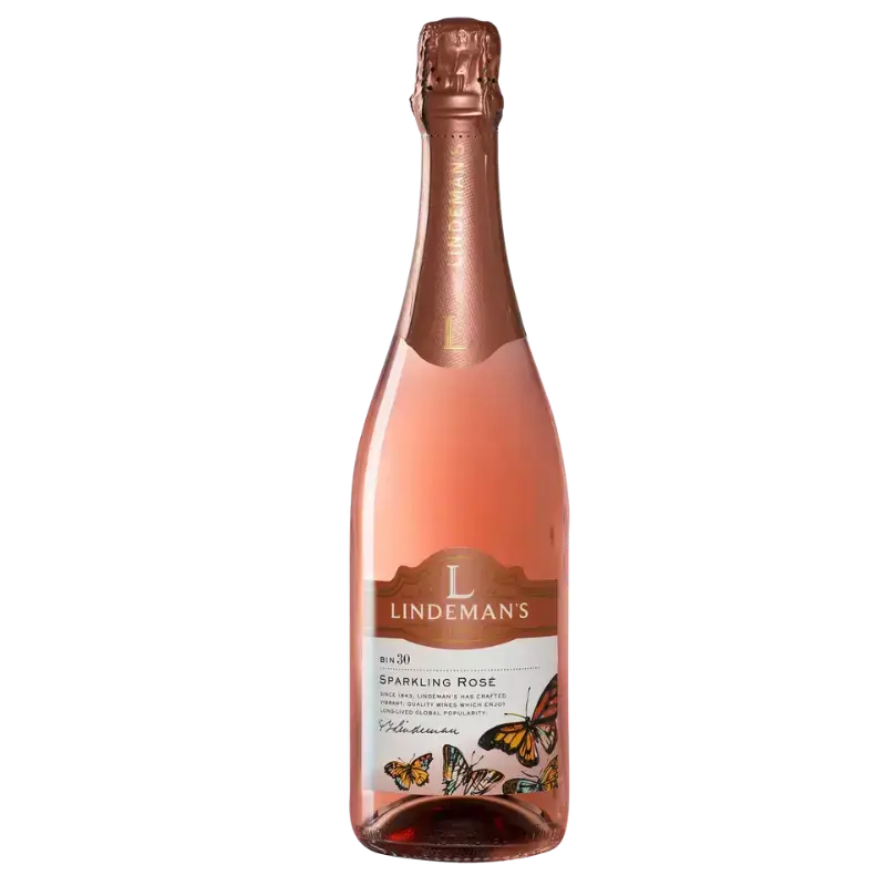 Buy Lindemans Bin 30 Sparkling Rose 750mL elegant pink wine bottle