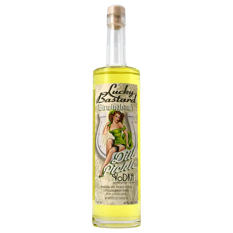 Lucky Bastard Dill Pickle Vodka 750Ml Bottle Image