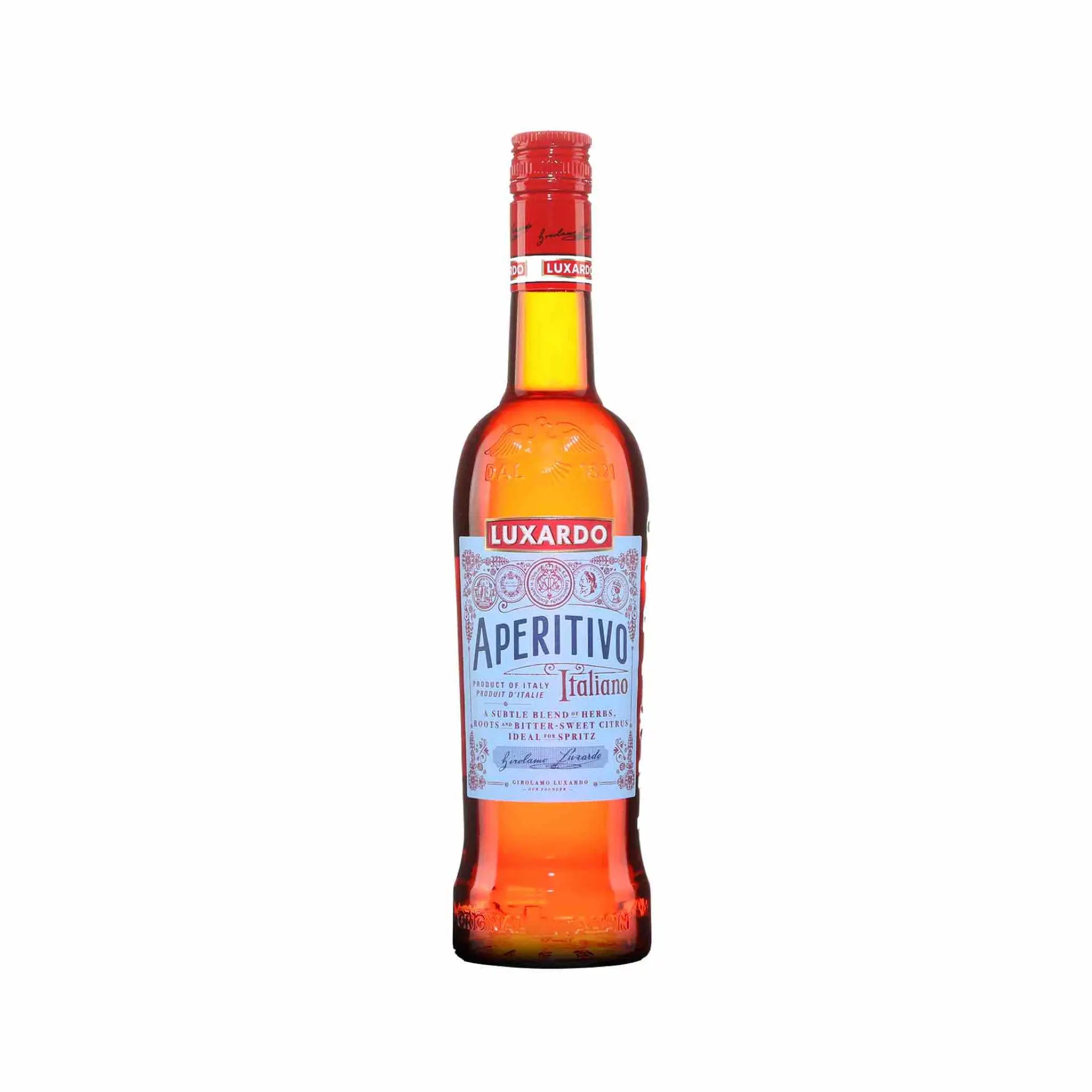 Buy Luxardo Aperitivo Spritz 750mL, Italian aperitif liqueur in clear glass bottle